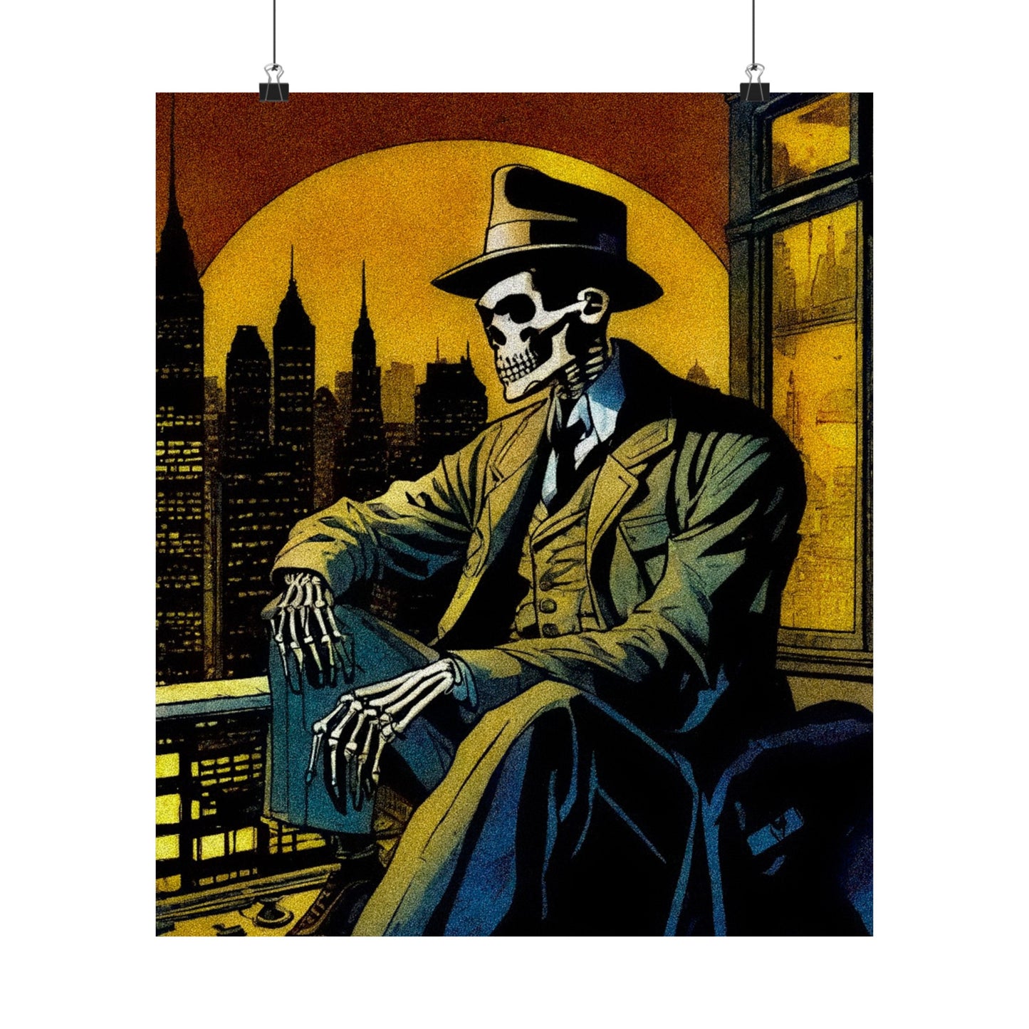 "Rooftop Bonez" Matte Vertical Posters