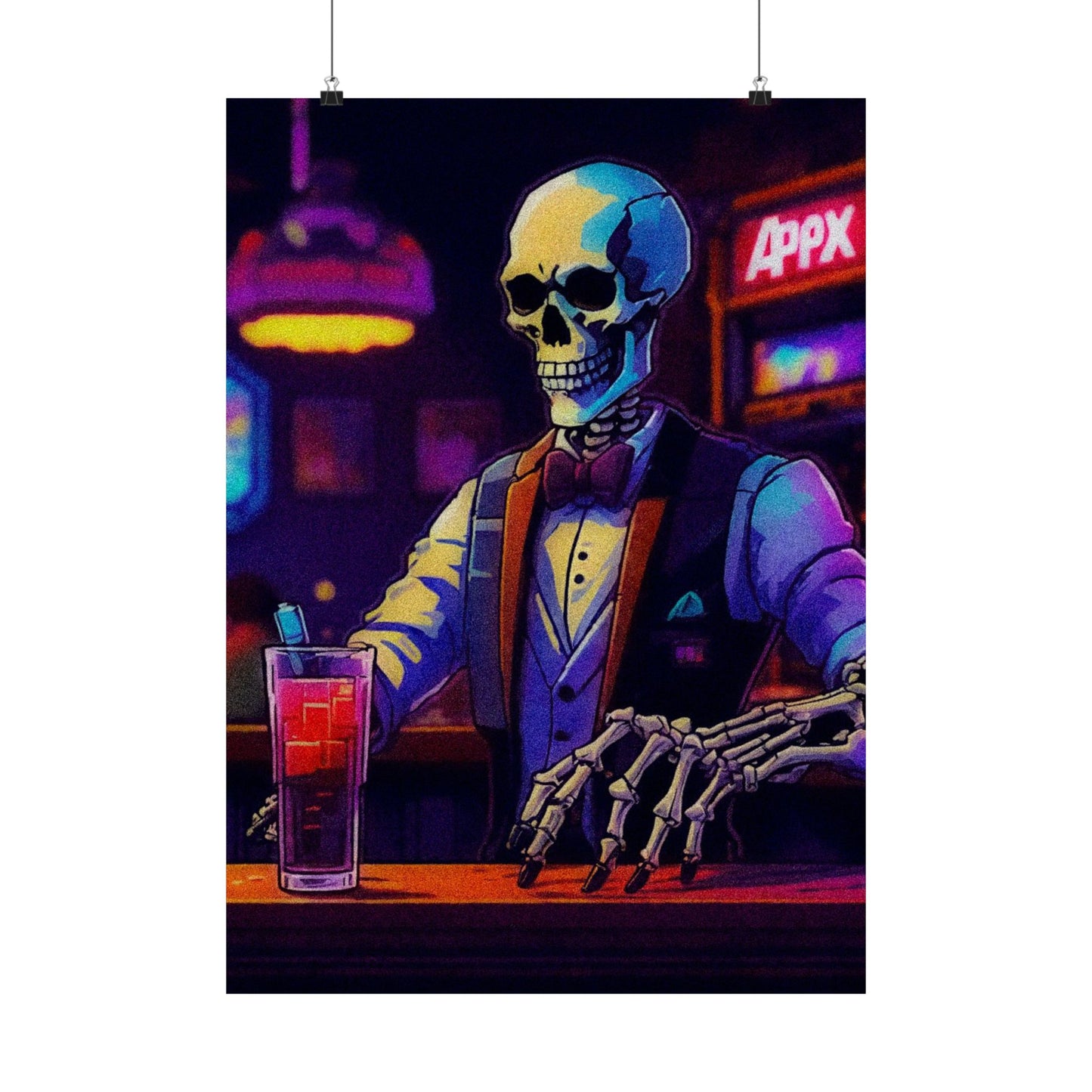 "Bonez behind the Bar" Poster