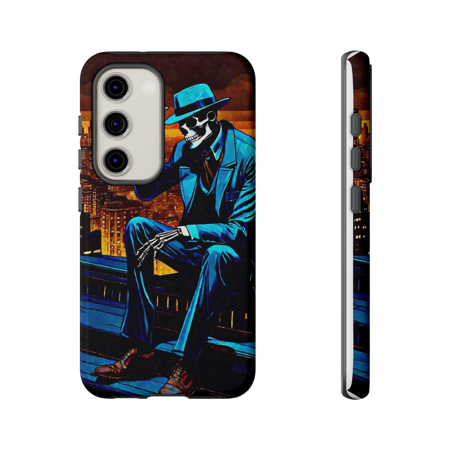 "Night On the Ton" Urban Skeleton Tough Case Stylish Phone Protection for Trendsetters