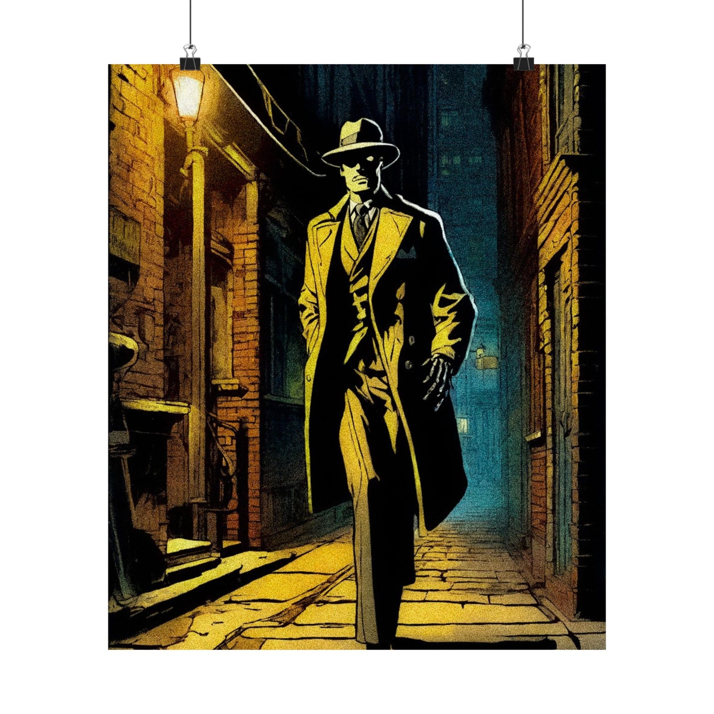 "The Detective"  Matte Vertical Poster