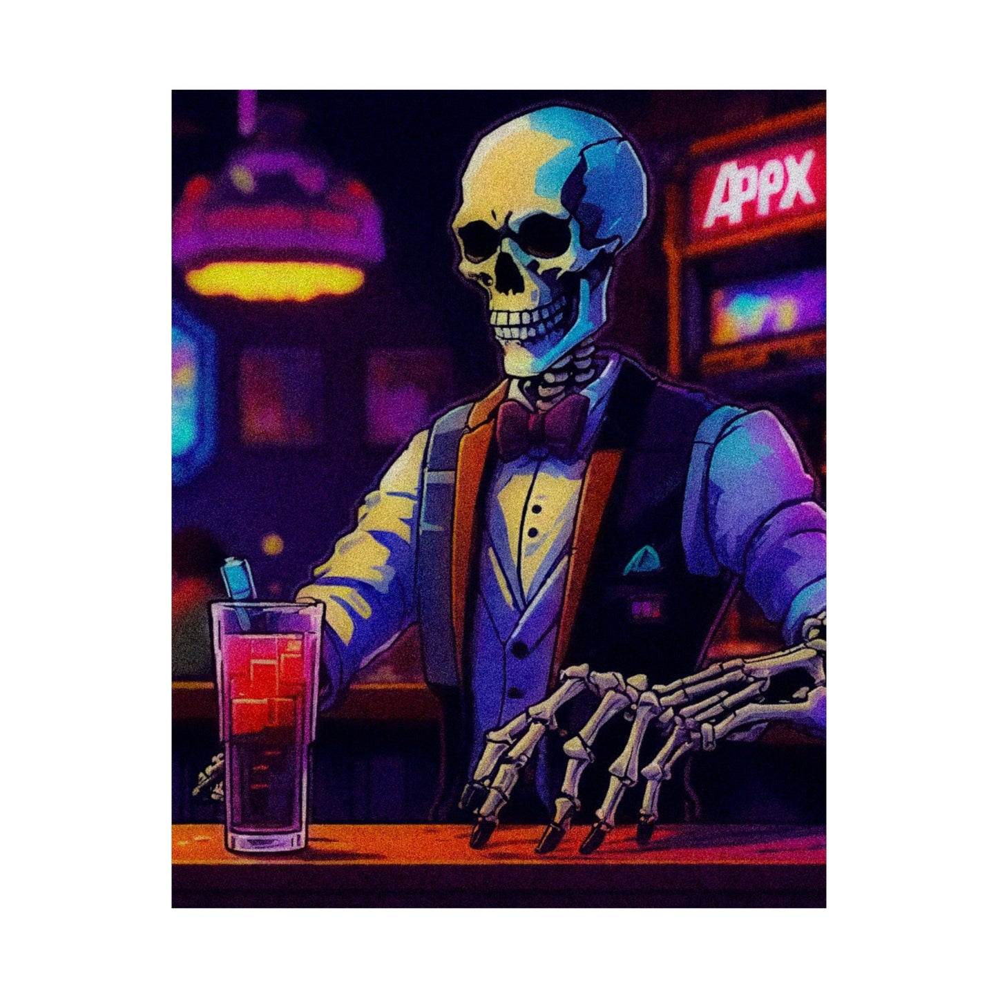 "Bonez behind the Bar" Poster