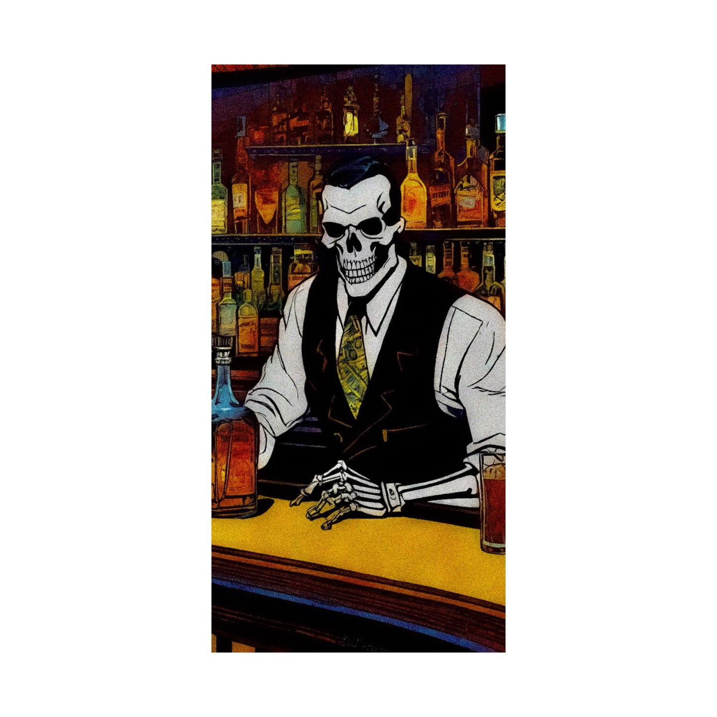 "Bartender Bonez" Matte Vertical Posters