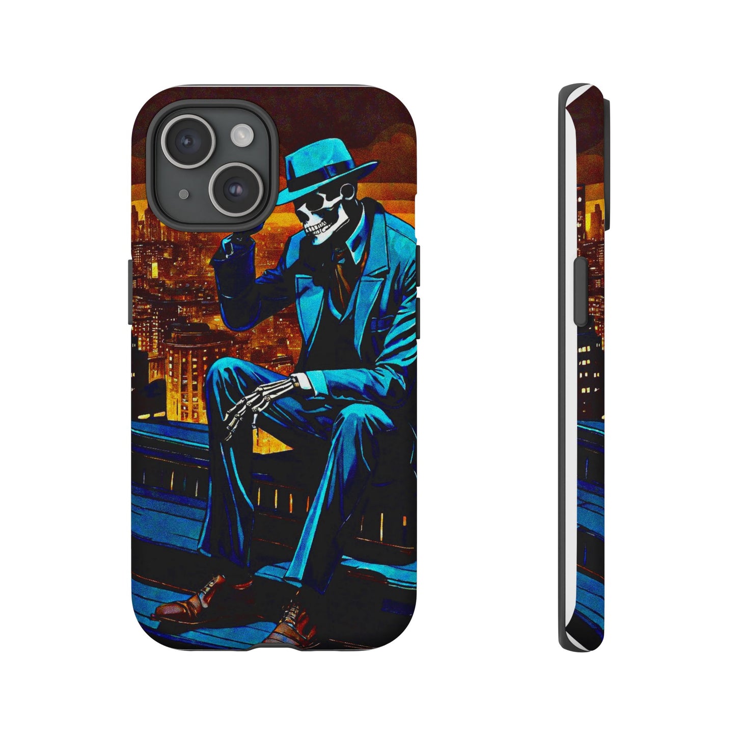 "Night On the Ton" Urban Skeleton Tough Case Stylish Phone Protection for Trendsetters