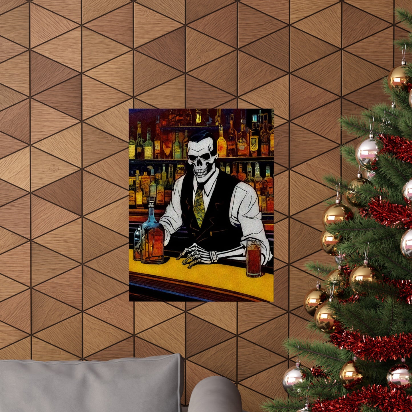 "Bartender Bonez" Matte Vertical Posters