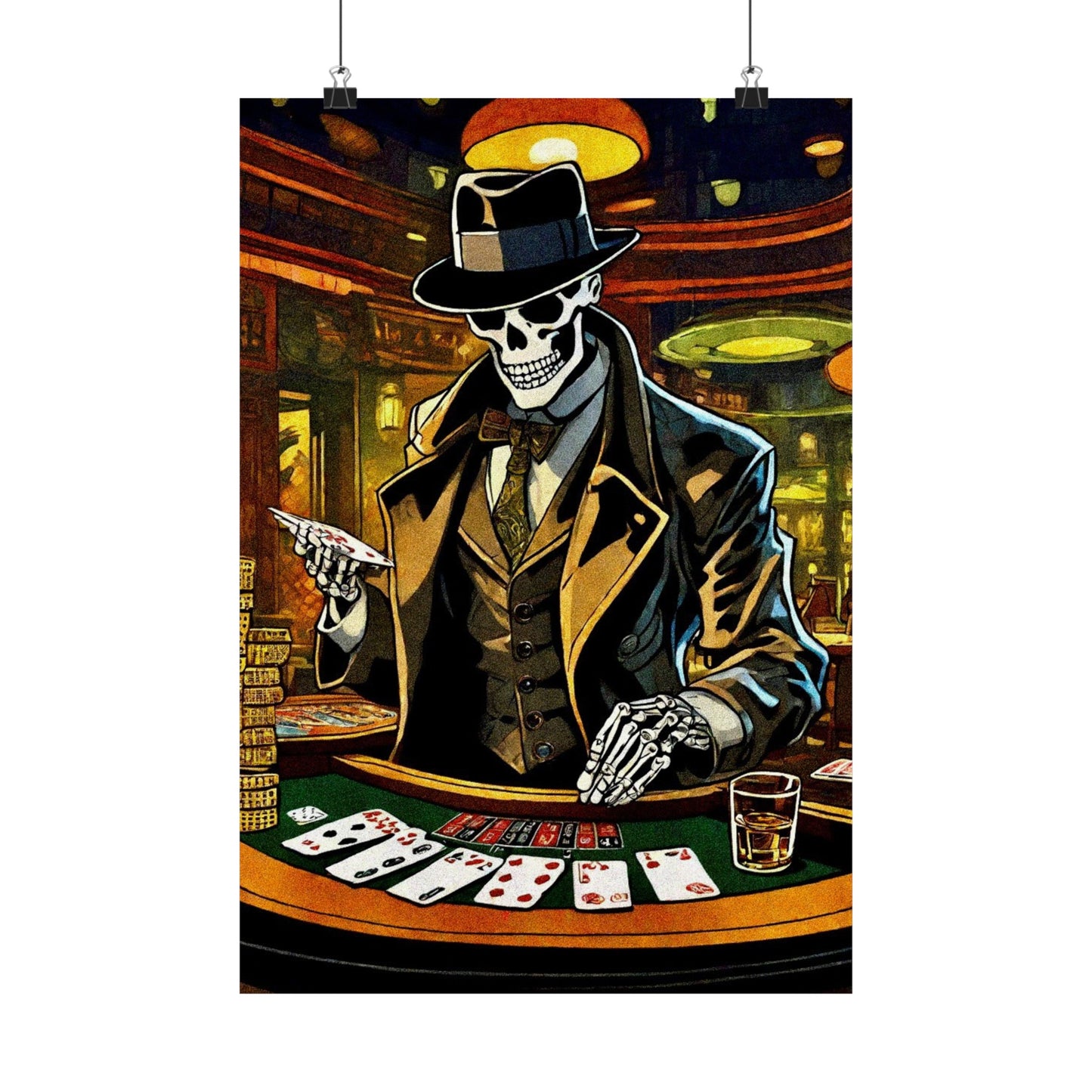 Gambling with Mr.Bones Posters