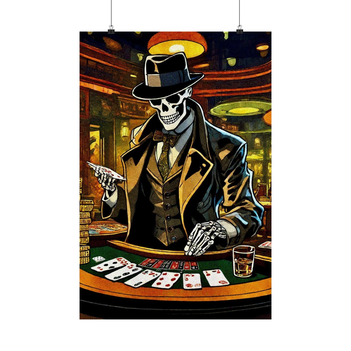 Gambling with Mr.Bones Posters