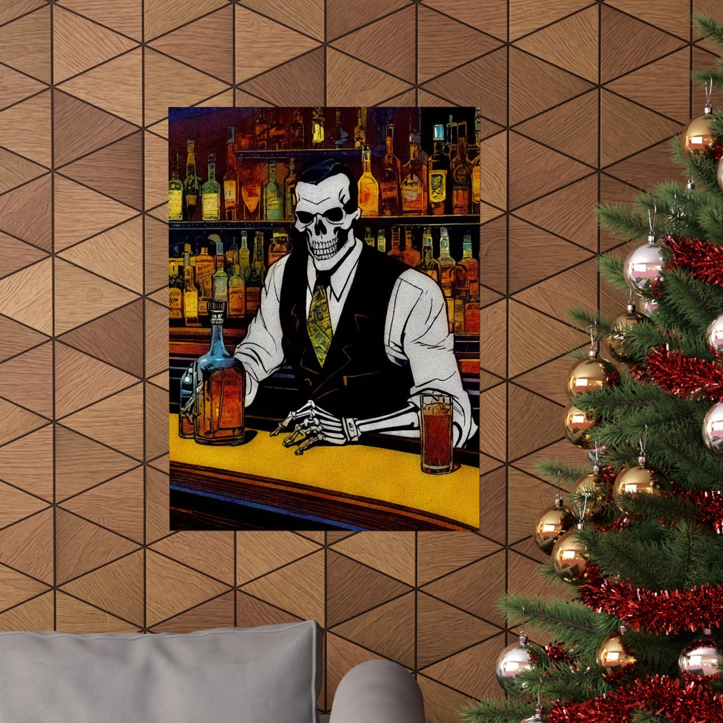 "Bartender Bonez" Matte Vertical Posters