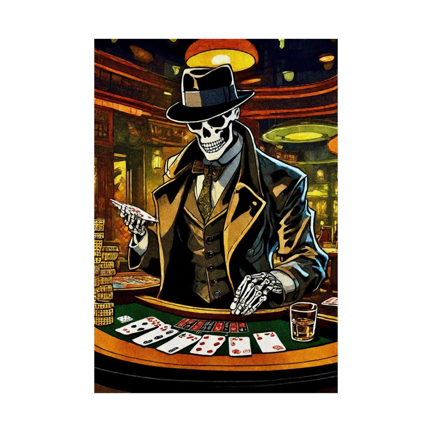 Gambling with Mr.Bones Posters