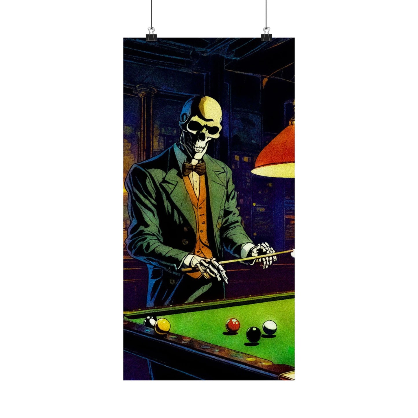 "Mr.Bonez's Jazz Bar (pool)" Matte Vertical Posters