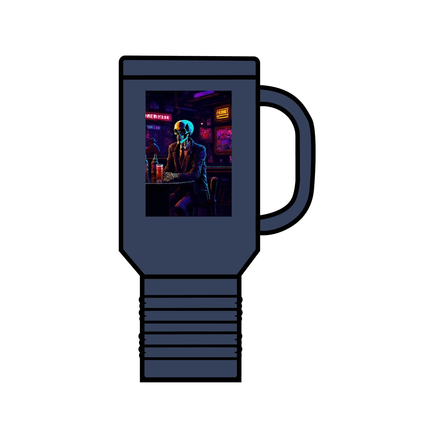 "Closing Hours" (Arcade) Insulated Travel Mug, 40oz