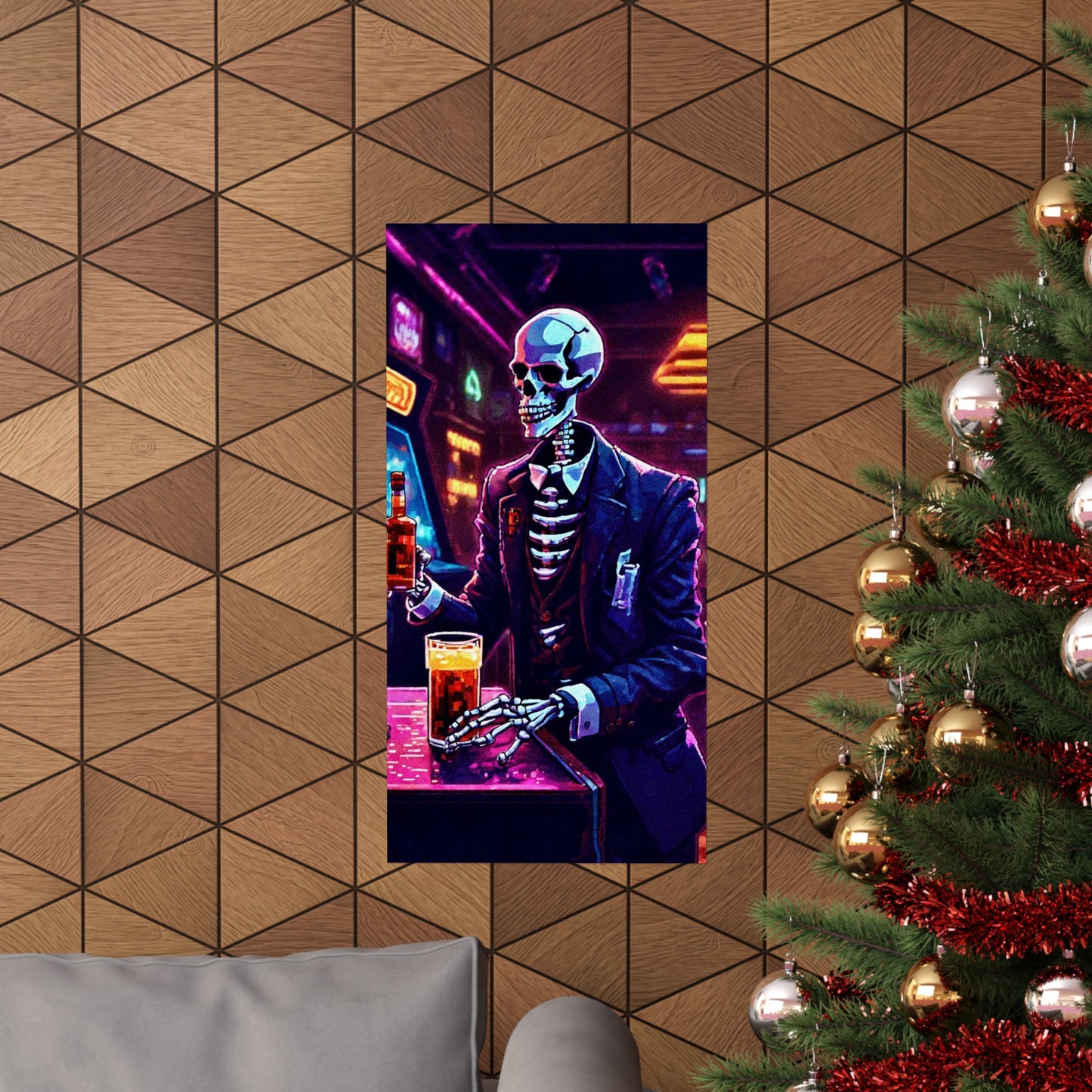 Booze, Bonez, and arcades Posters