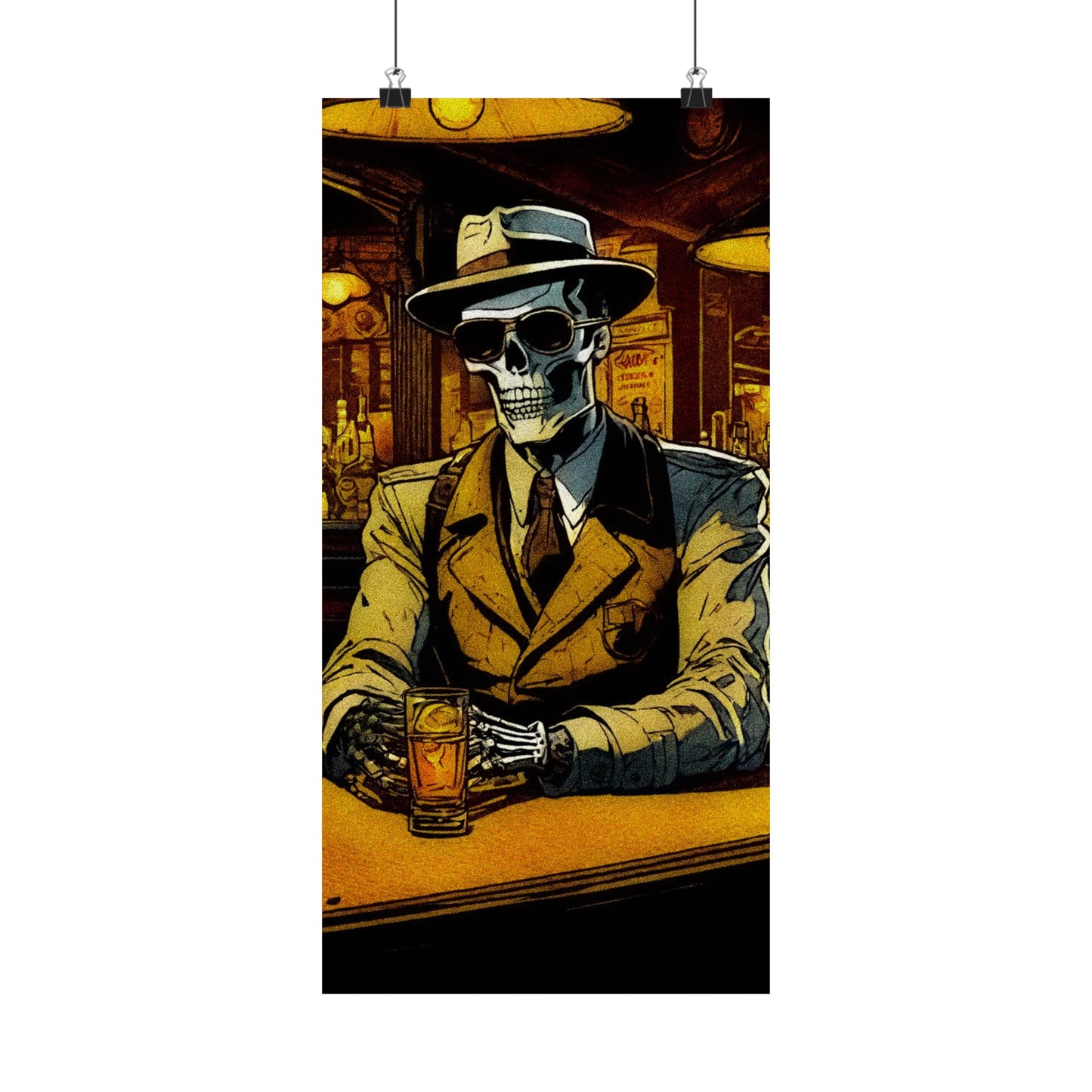 "Old Fashioned Bonez" Matte Vertical Posters