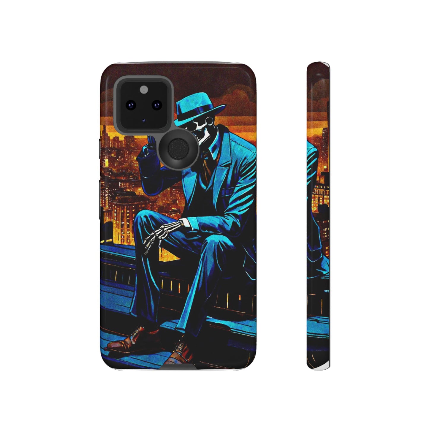 "Night On the Ton" Urban Skeleton Tough Case Stylish Phone Protection for Trendsetters