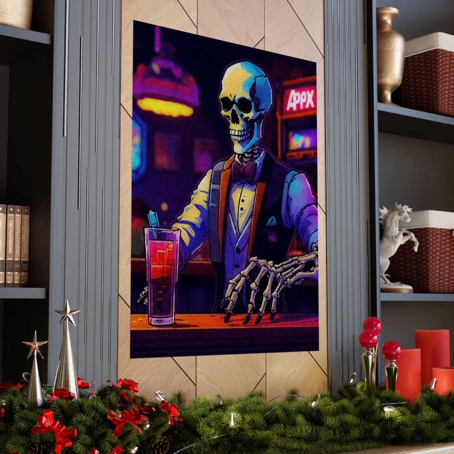 "Bonez behind the Bar" Poster