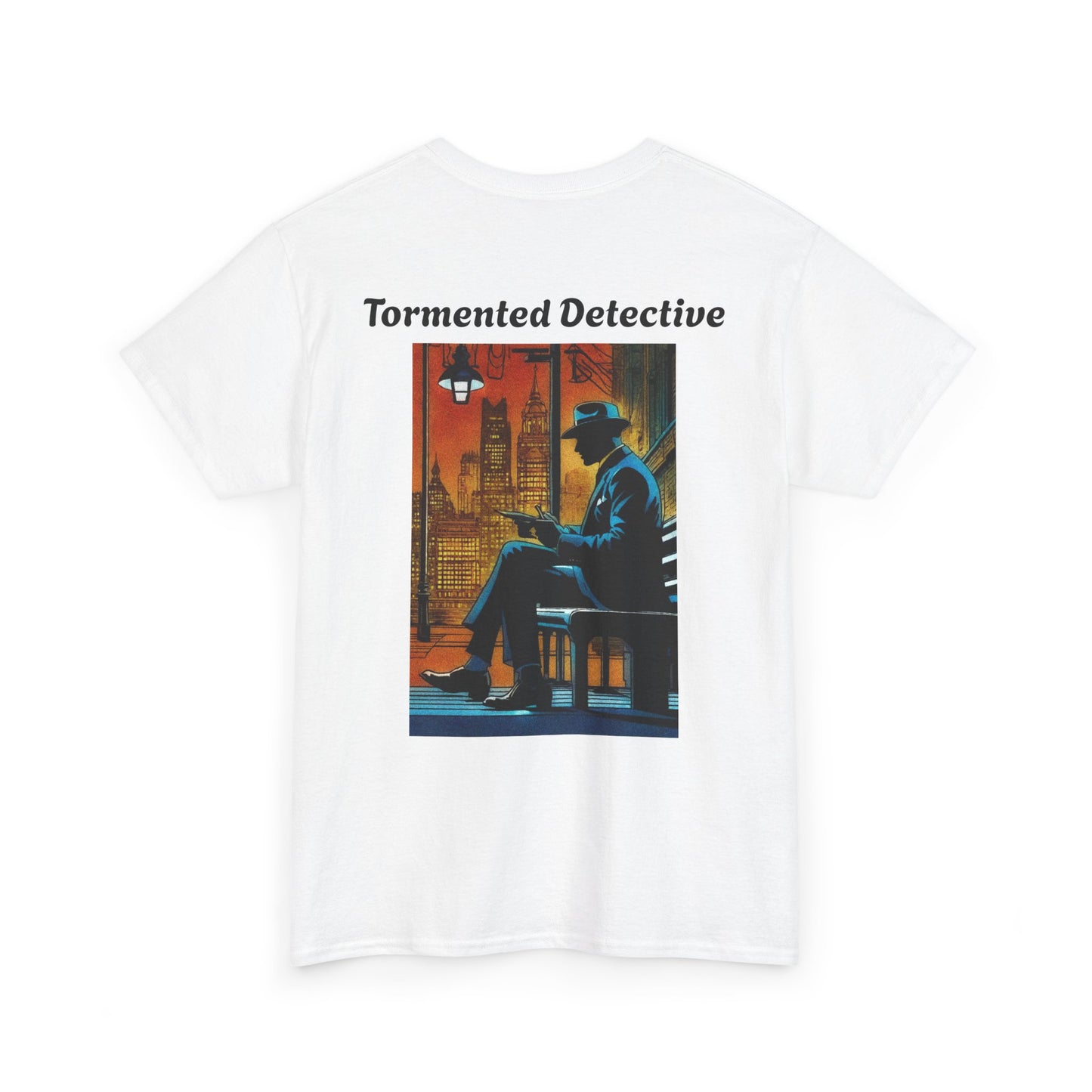 "Mr.Bonez X Tormented Detective" Unisex Heavy Cotton Tee