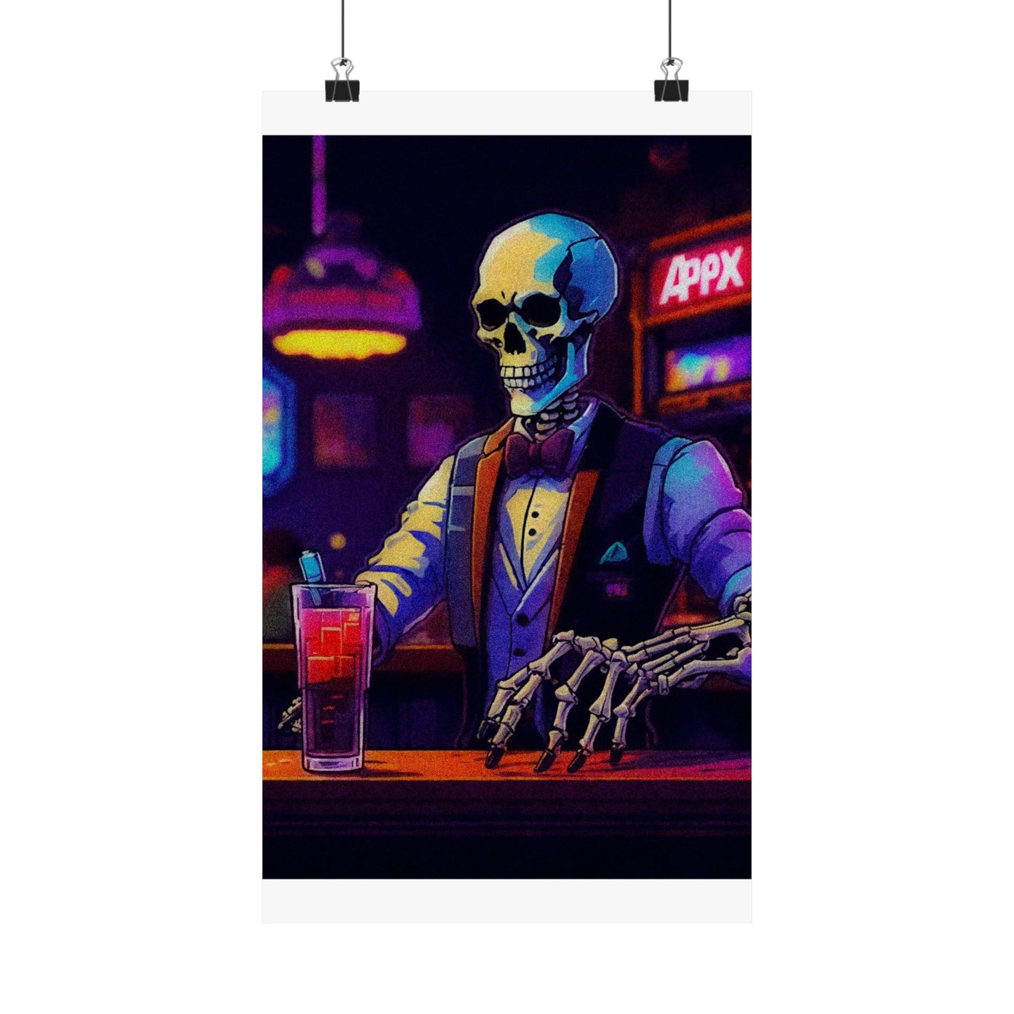 "Bonez behind the Bar" Poster