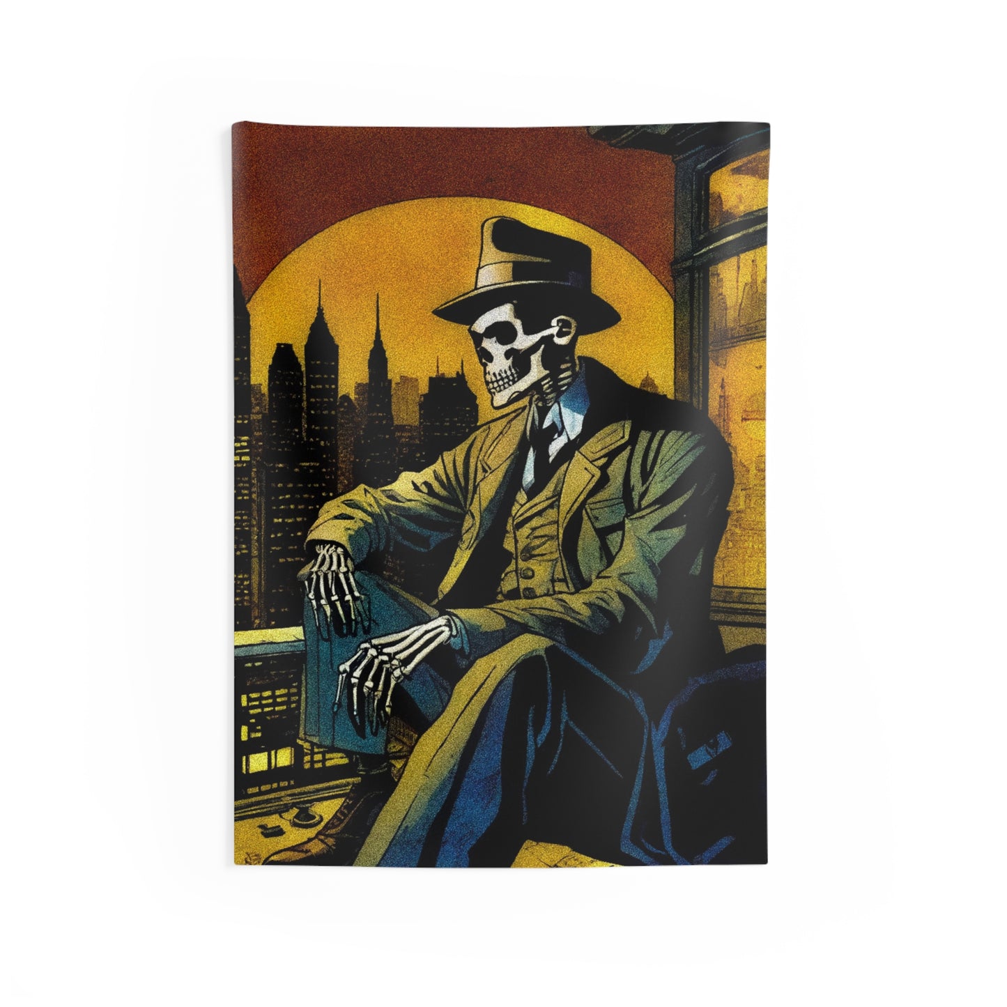 "Rooftop Bonez" Indoor Wall Tapestries