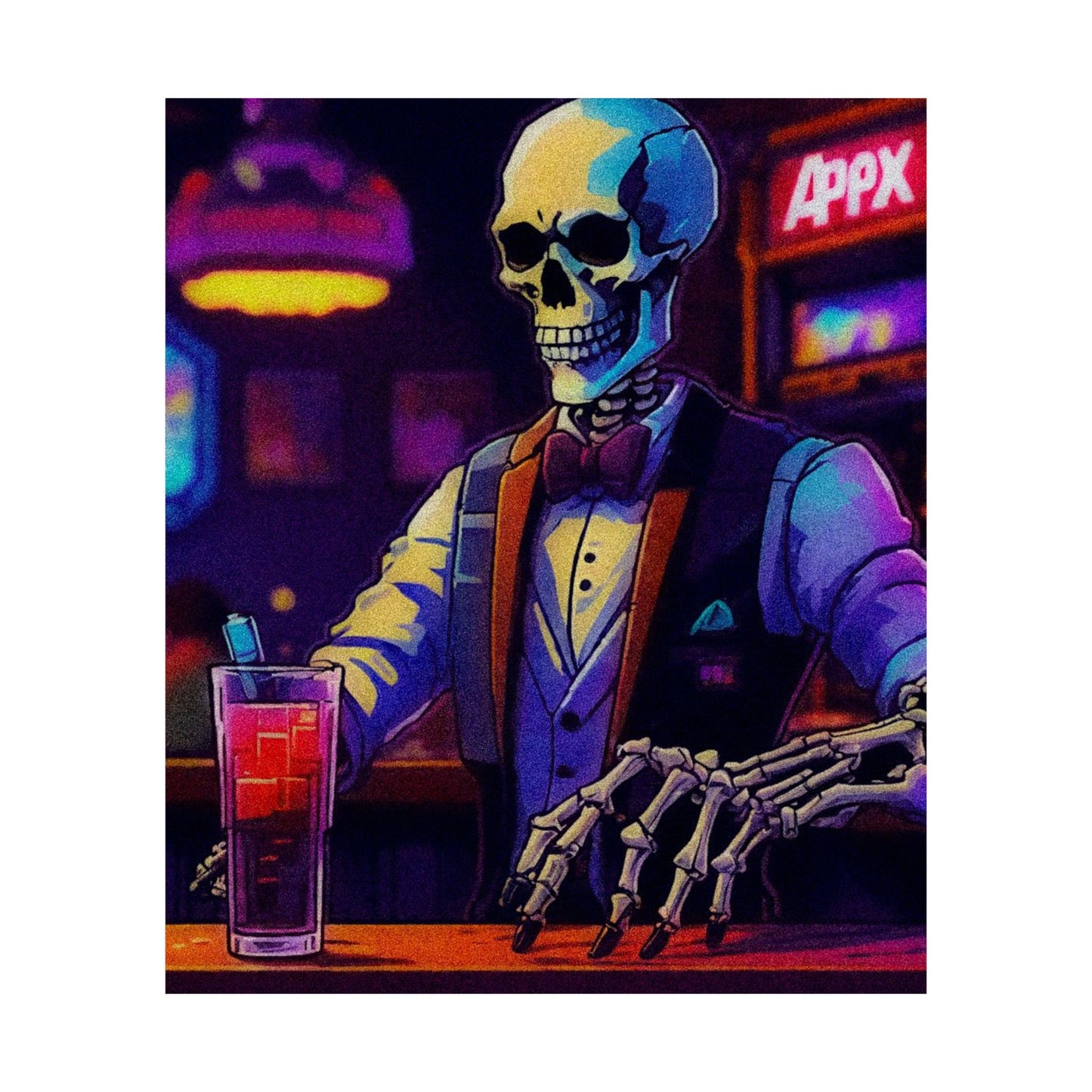 "Bonez behind the Bar" Poster