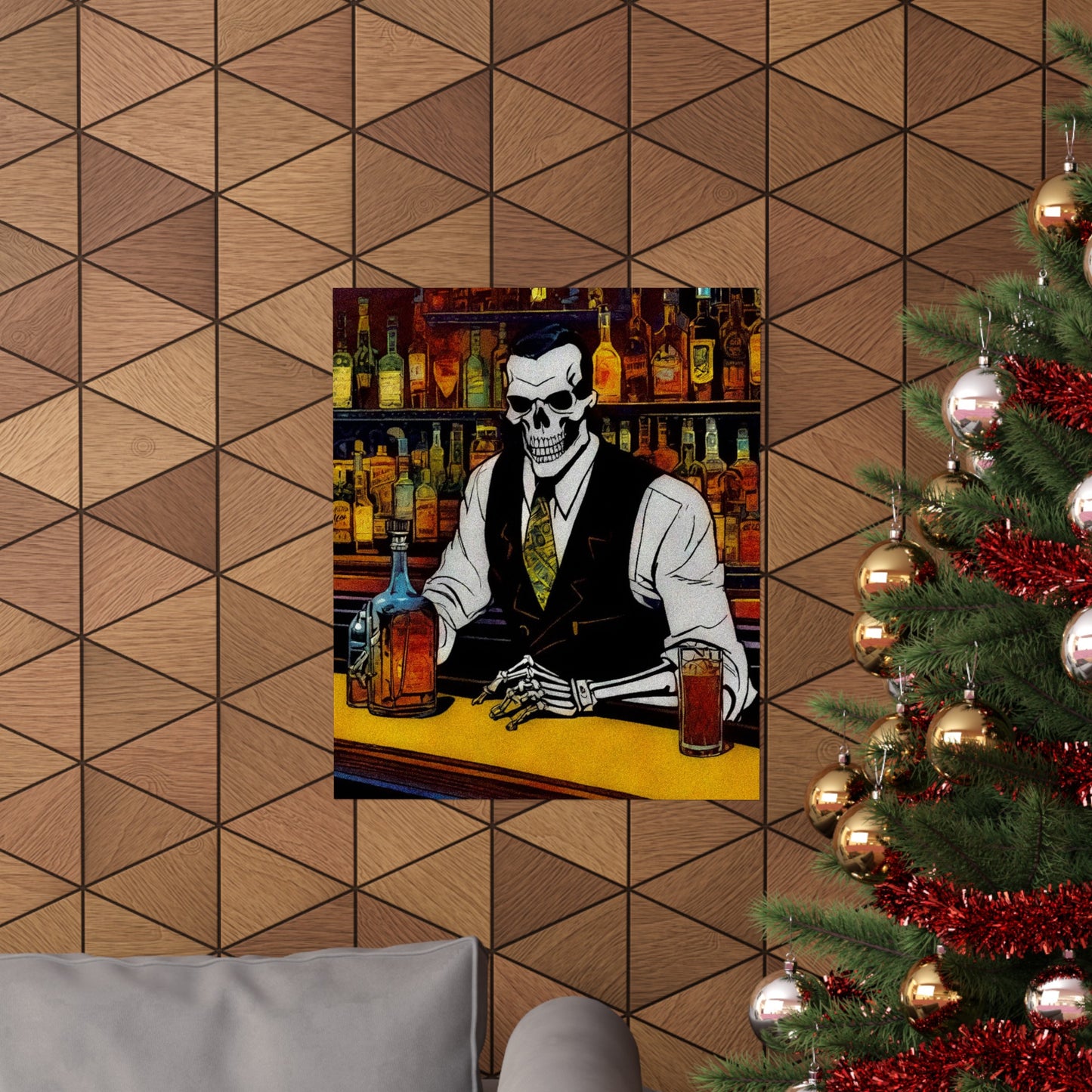 "Bartender Bonez" Matte Vertical Posters