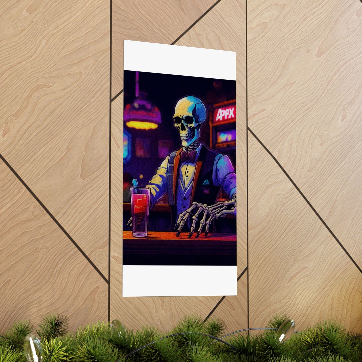 "Bonez behind the Bar" Poster