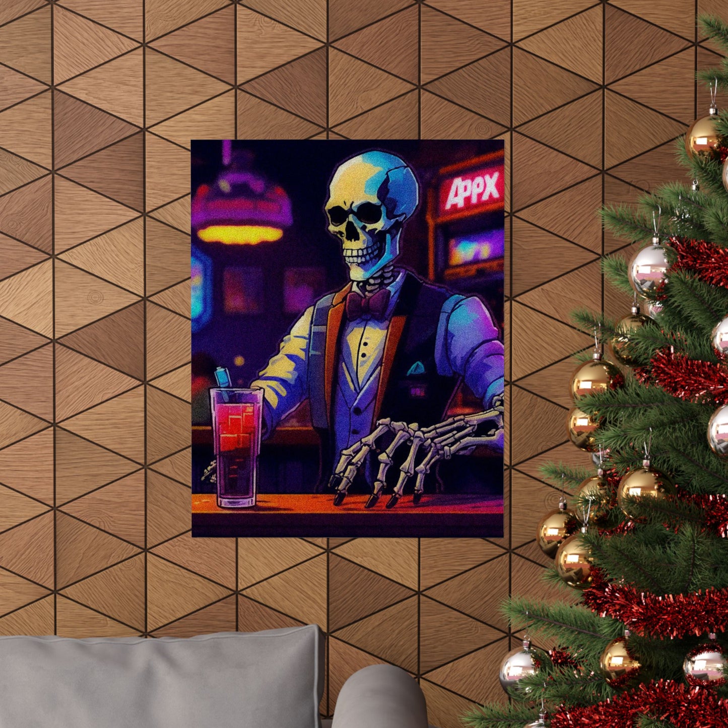 "Bonez behind the Bar" Poster