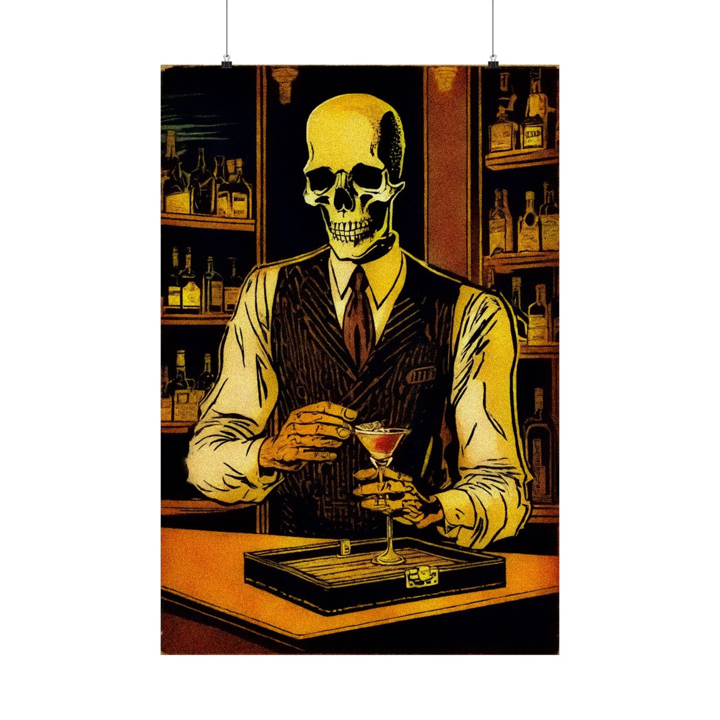 "Gentleman Bonez" Matte Vertical Posters