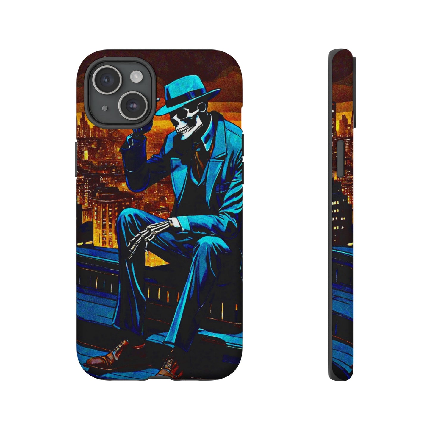 "Night On the Ton" Urban Skeleton Tough Case Stylish Phone Protection for Trendsetters