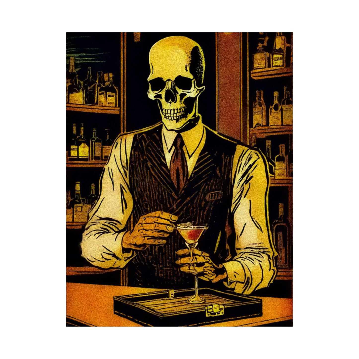 "Gentleman Bonez" Matte Vertical Posters