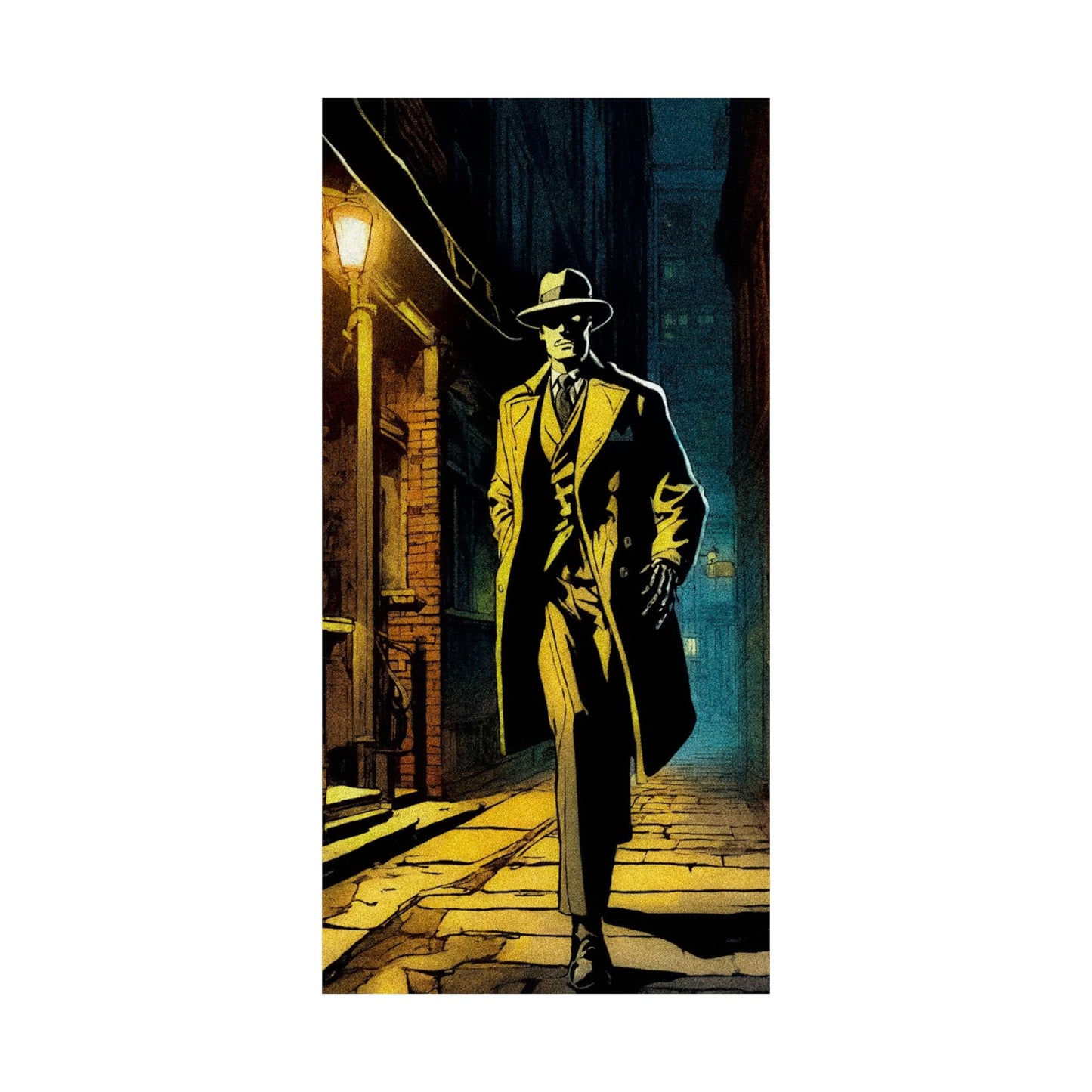 "The Detective"  Matte Vertical Poster