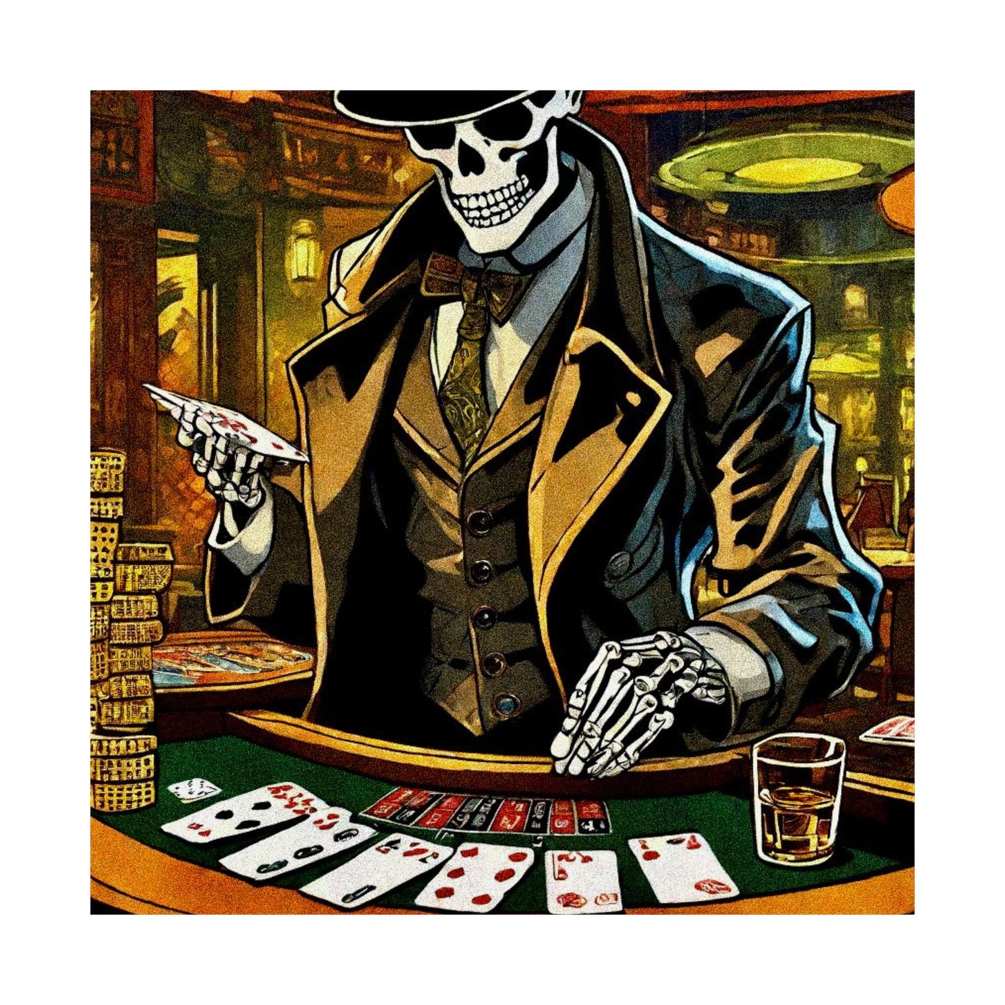 Gambling with Mr.Bones Posters