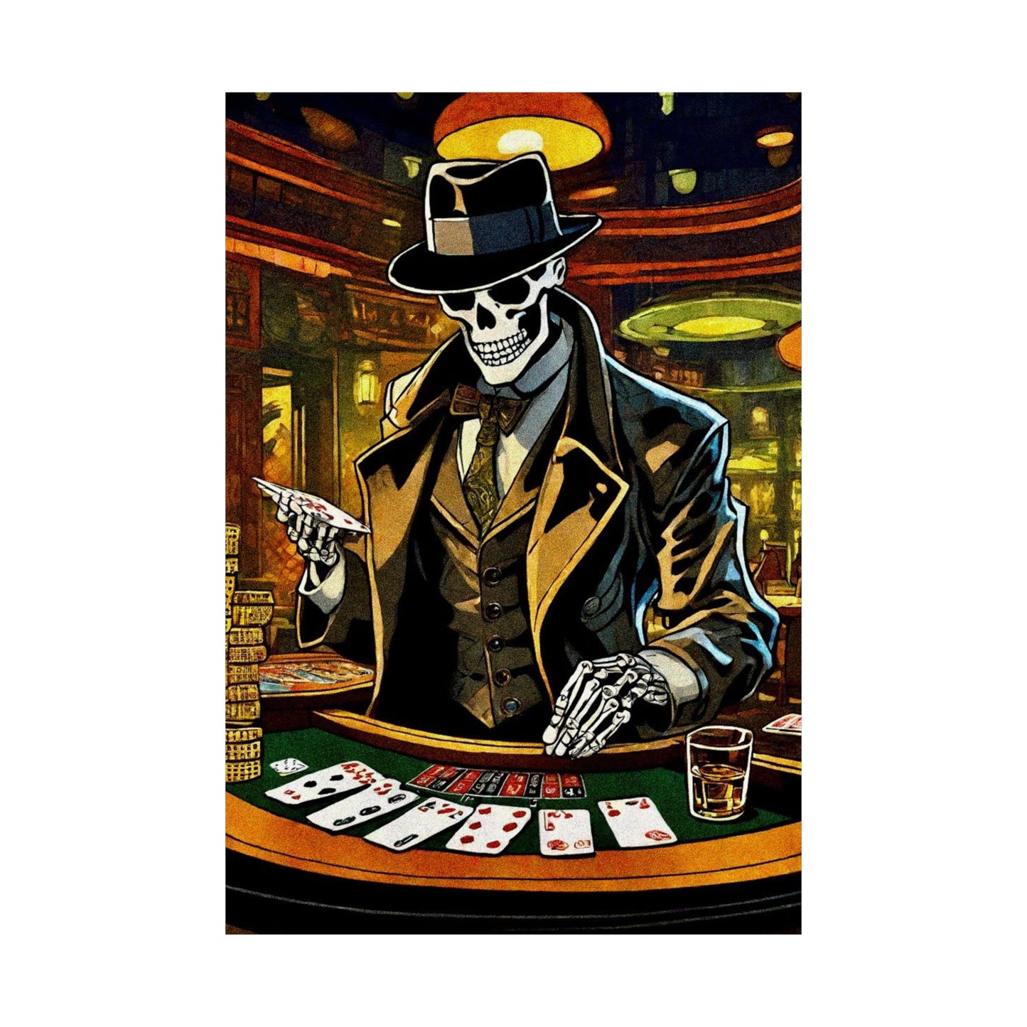 Gambling with Mr.Bones Posters