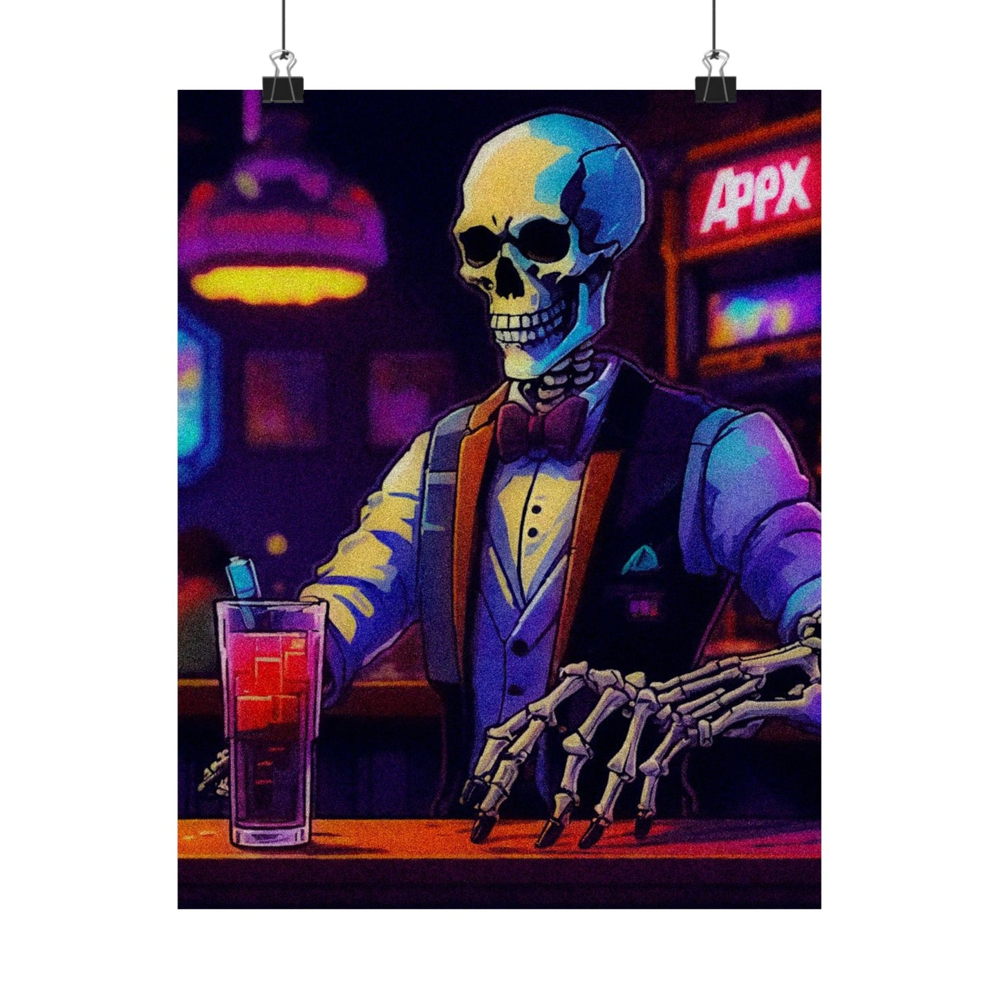 "Bonez behind the Bar" Poster