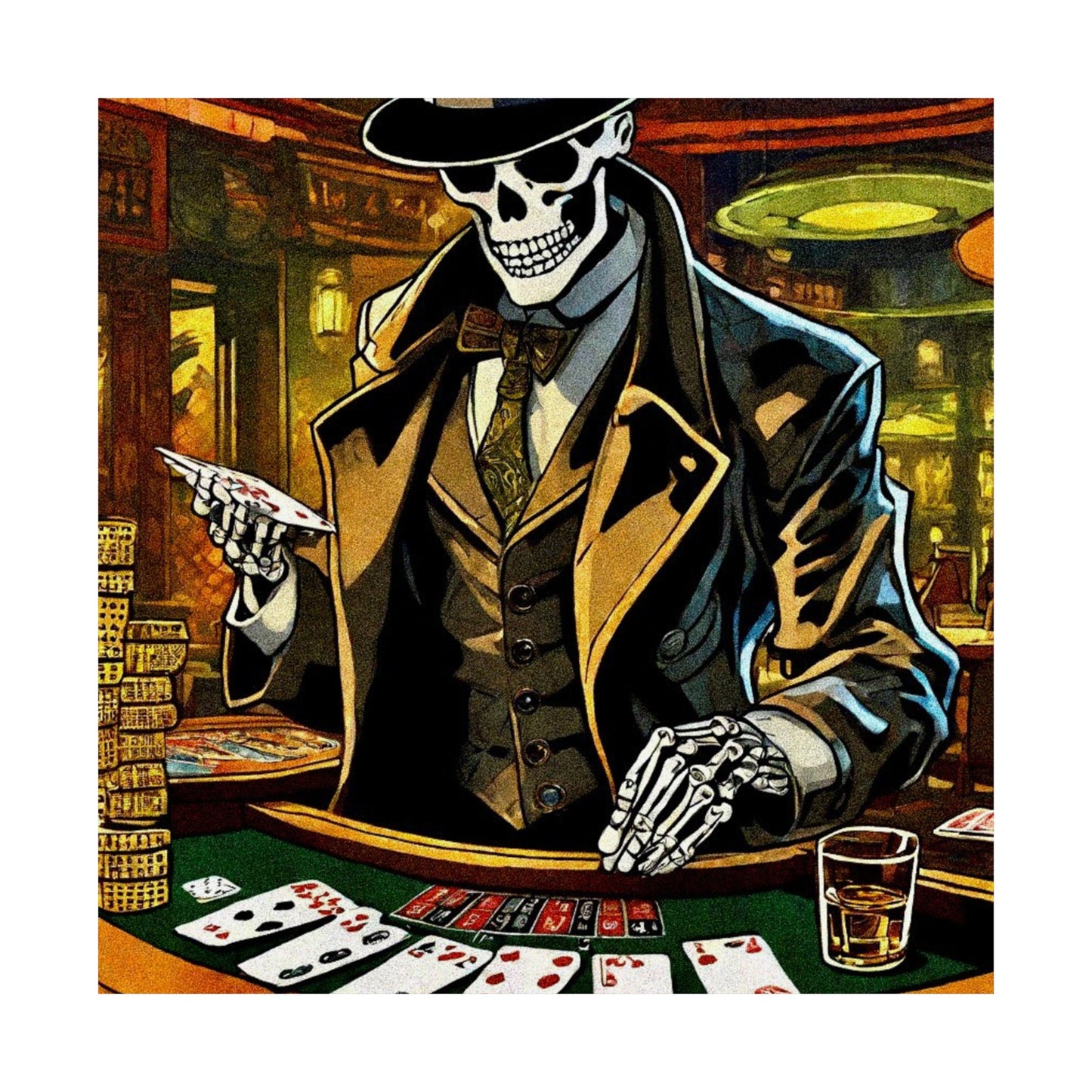 Gambling with Mr.Bones Posters