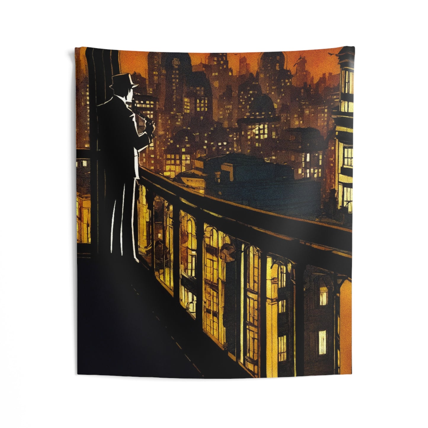 "Welcome To Tormented City" Indoor Wall Tapestries