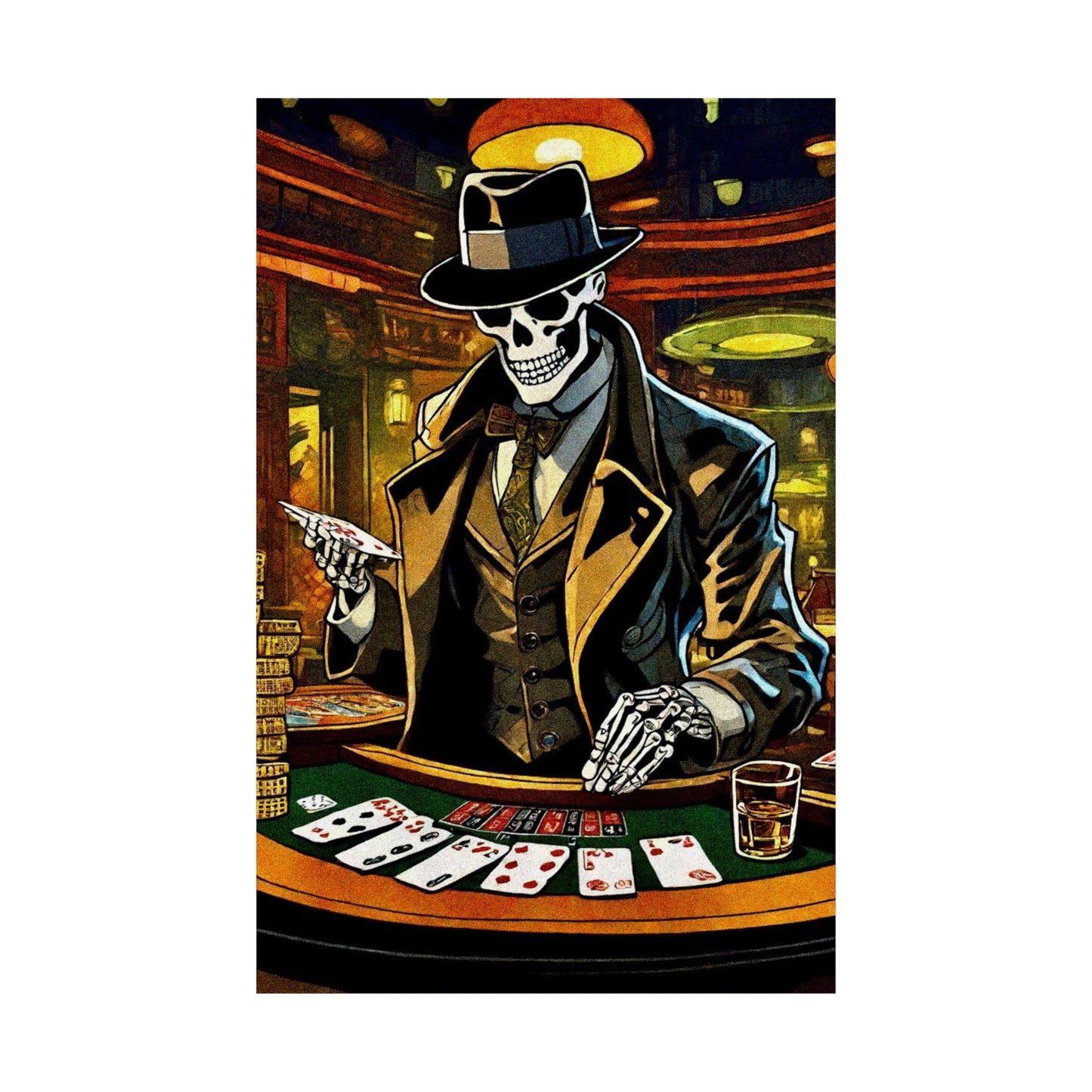 Gambling with Mr.Bones Posters