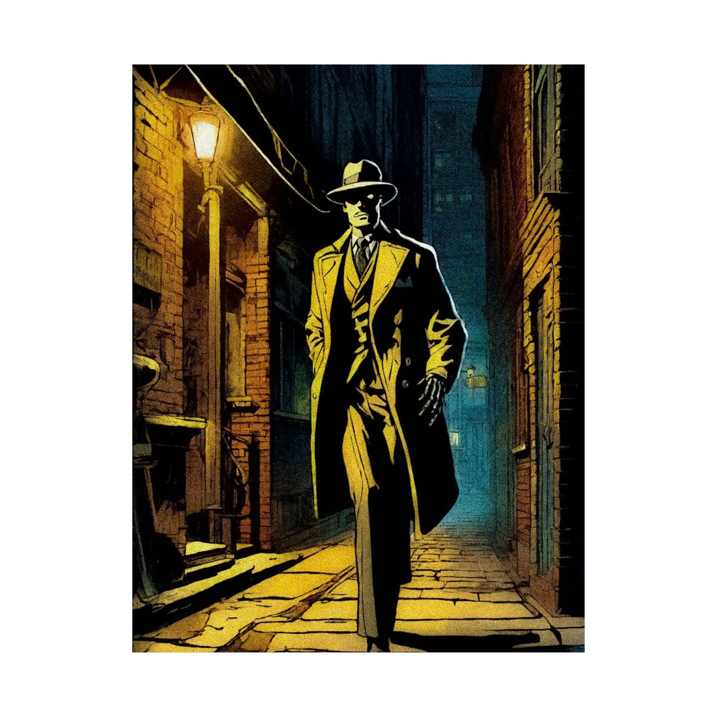 "The Detective"  Matte Vertical Poster