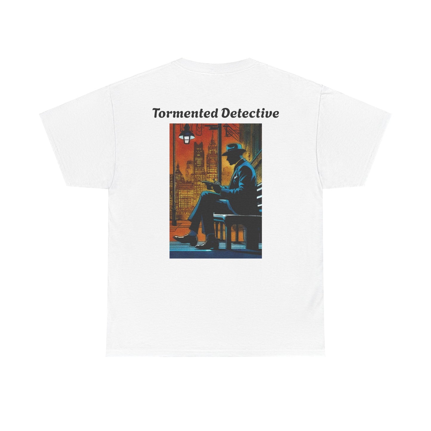 "Mr.Bonez X Tormented Detective" Unisex Heavy Cotton Tee