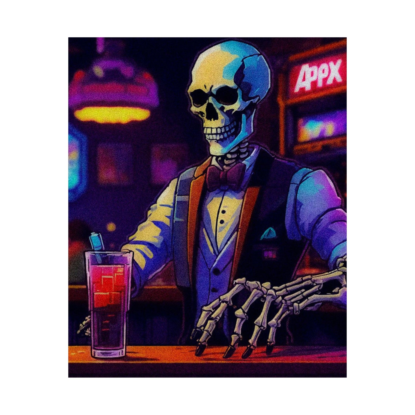 "Bonez behind the Bar" Poster