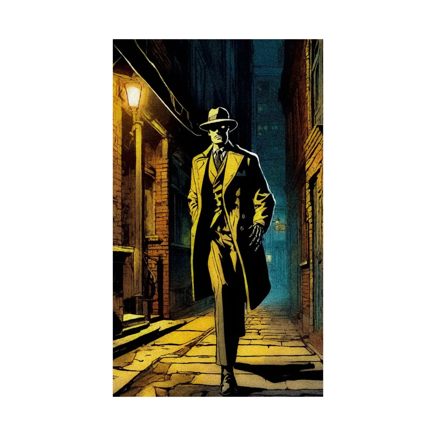 "The Detective"  Matte Vertical Poster