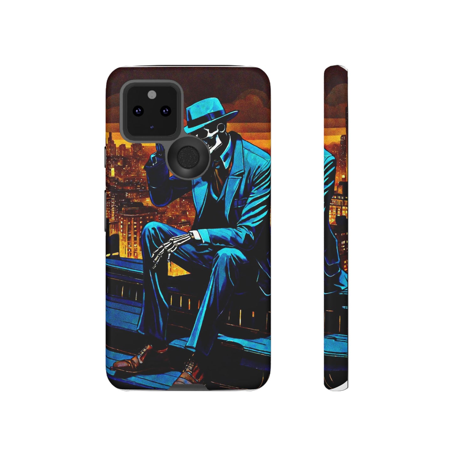 "Night On the Ton" Urban Skeleton Tough Case Stylish Phone Protection for Trendsetters