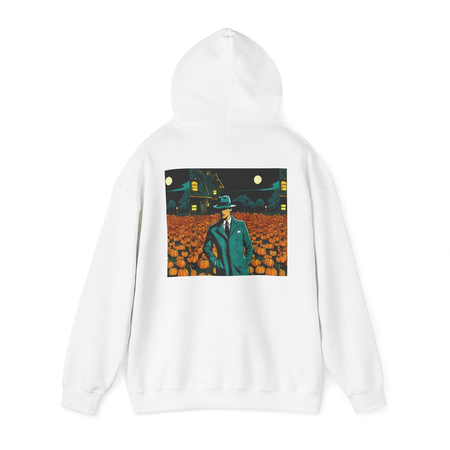 "Tormented Stroll Through The Pumpkin Patch" Unisex Heavy Blend™ Hooded Sweatshirt