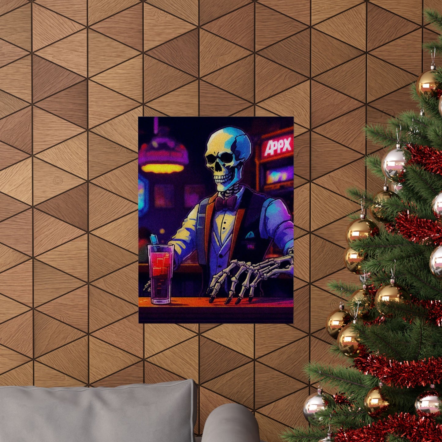 "Bonez behind the Bar" Poster