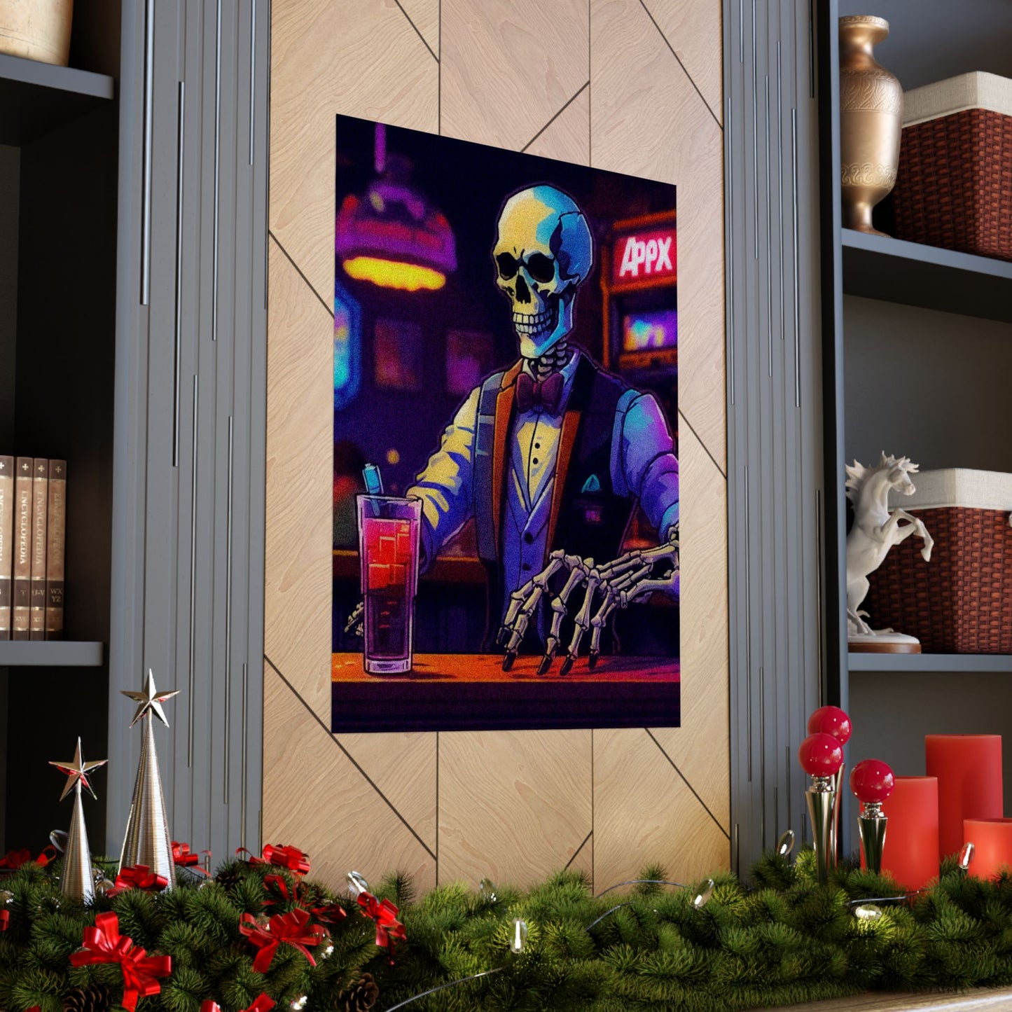 "Bonez behind the Bar" Poster