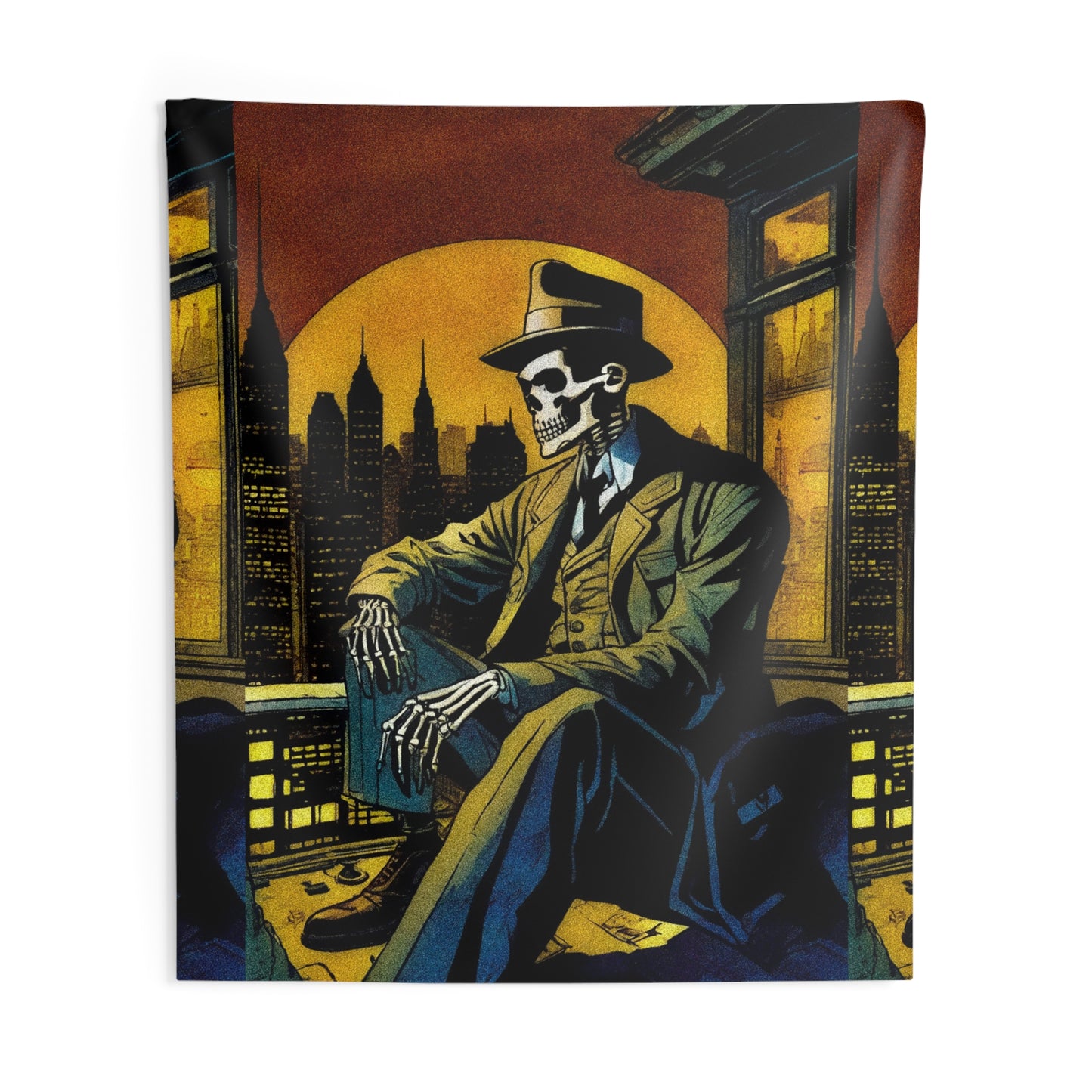 "Rooftop Bonez" Indoor Wall Tapestries