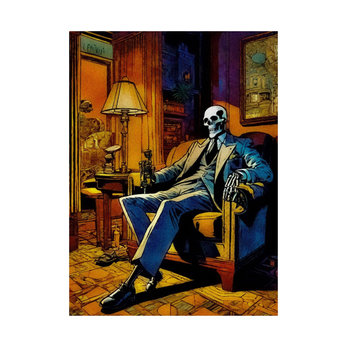 "Bonez At Home" Poster