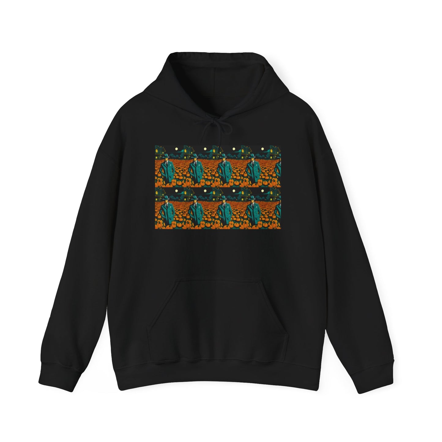 "Tormented Stroll Through The Pumpkin Patch" Unisex Heavy Blend™ Hooded Sweatshirt