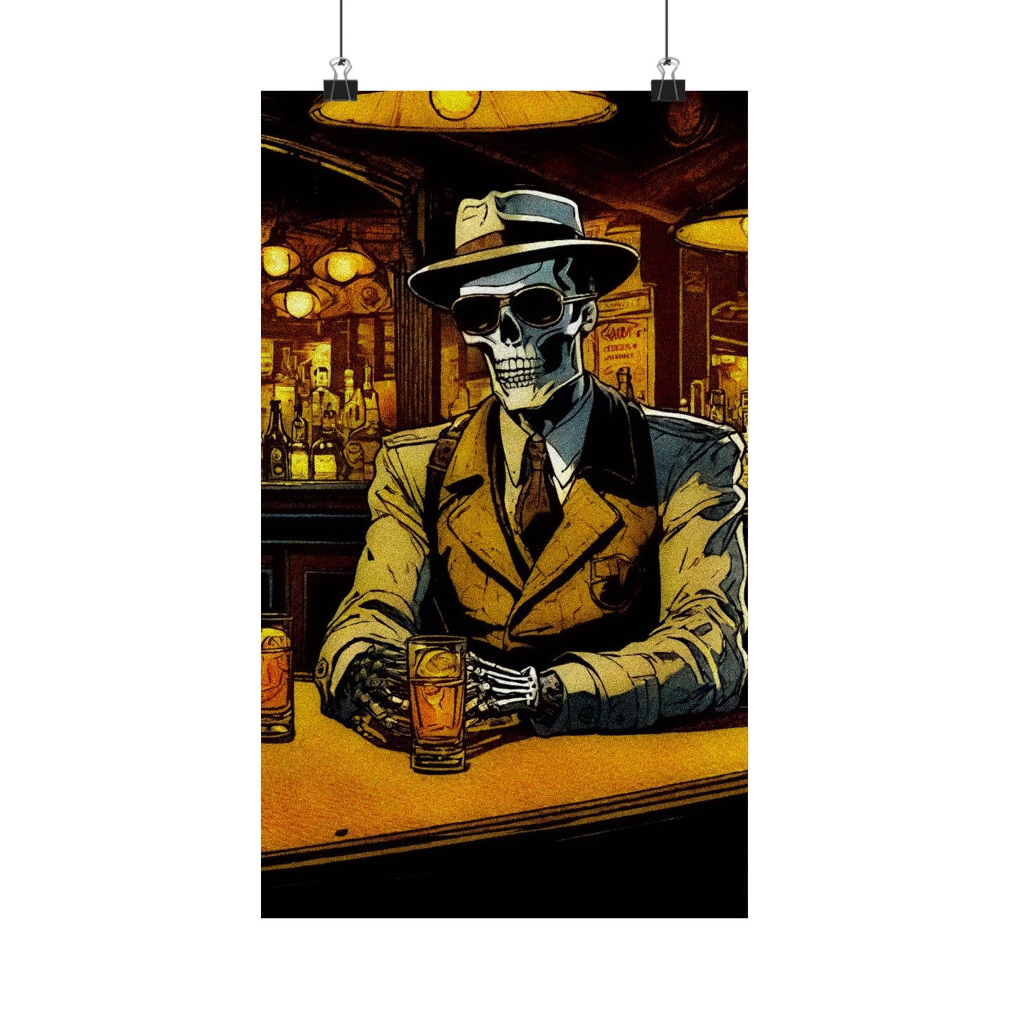 "Old Fashioned Bonez" Matte Vertical Posters