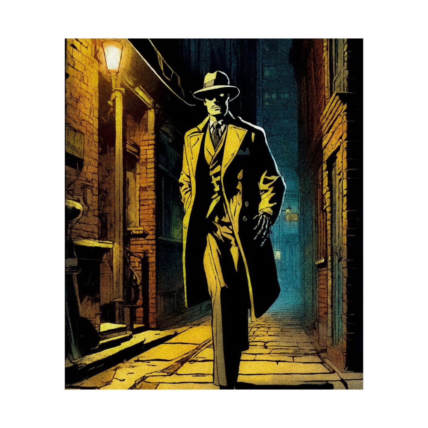 "The Detective"  Matte Vertical Poster