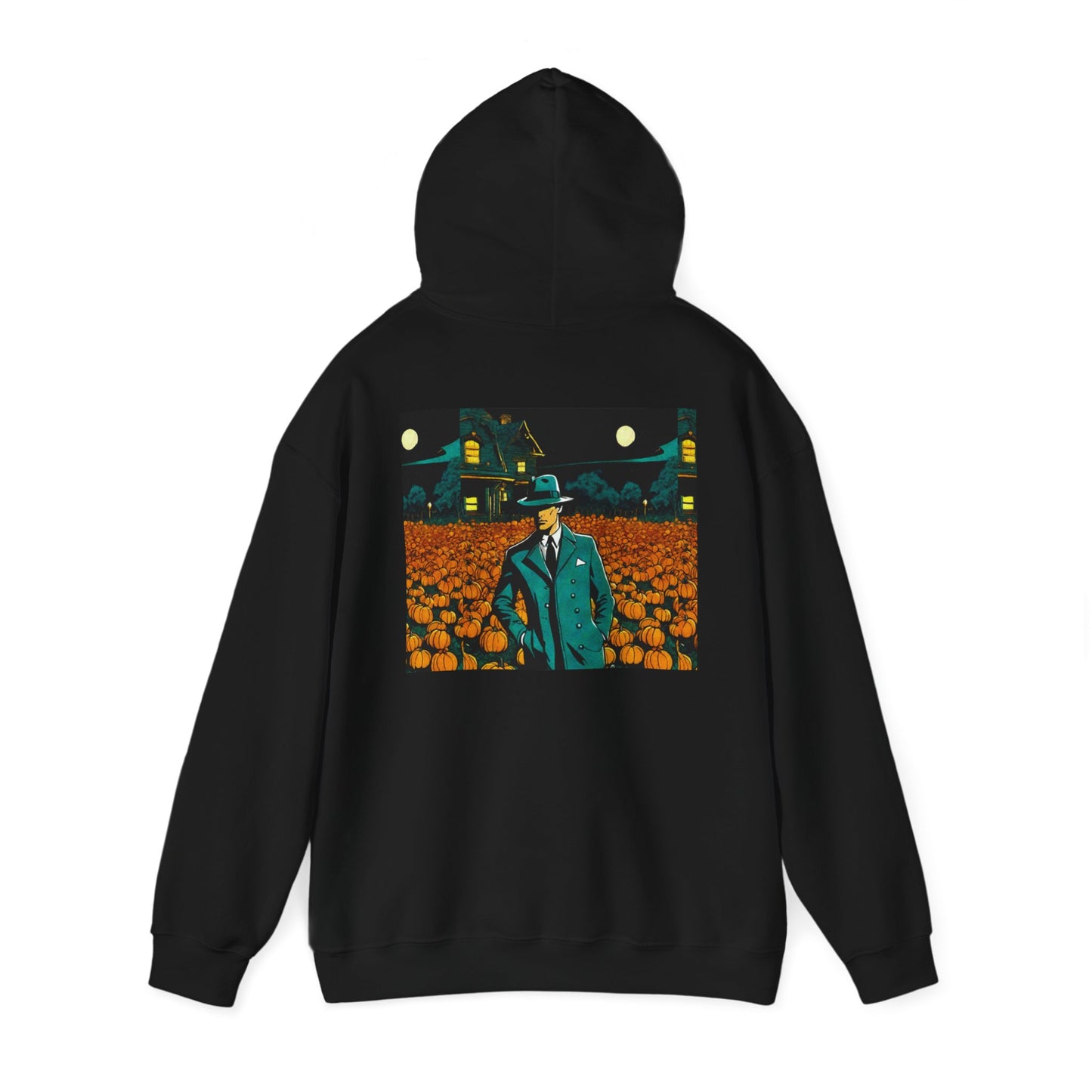 "Tormented Stroll Through The Pumpkin Patch" Unisex Heavy Blend™ Hooded Sweatshirt