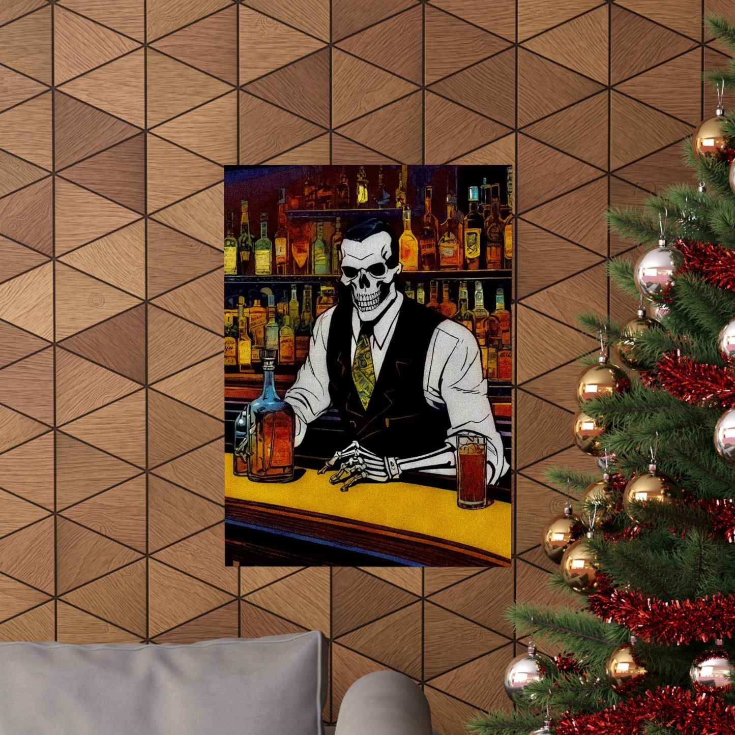 "Bartender Bonez" Matte Vertical Posters